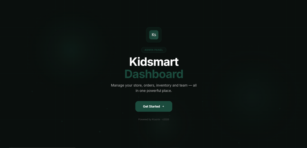 KidSmart Admin Portal